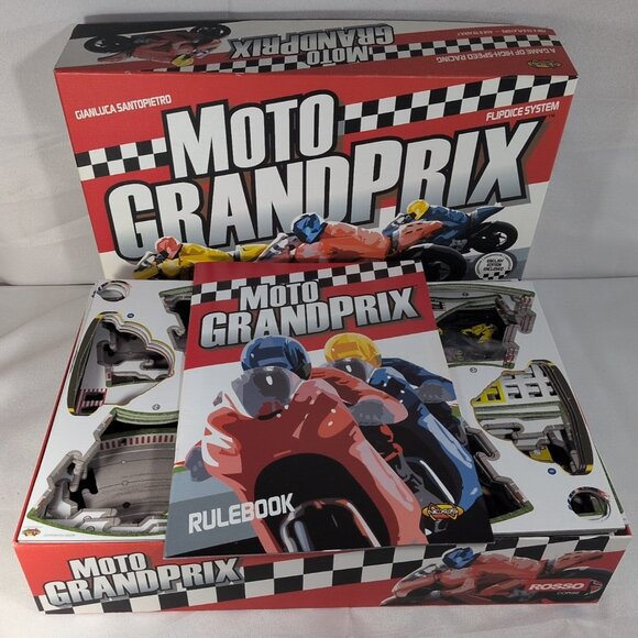 Moto Grand Prix High Speed Motorcycle Racing Board Game Nexus 2008 Complete - Picture 2 of 16